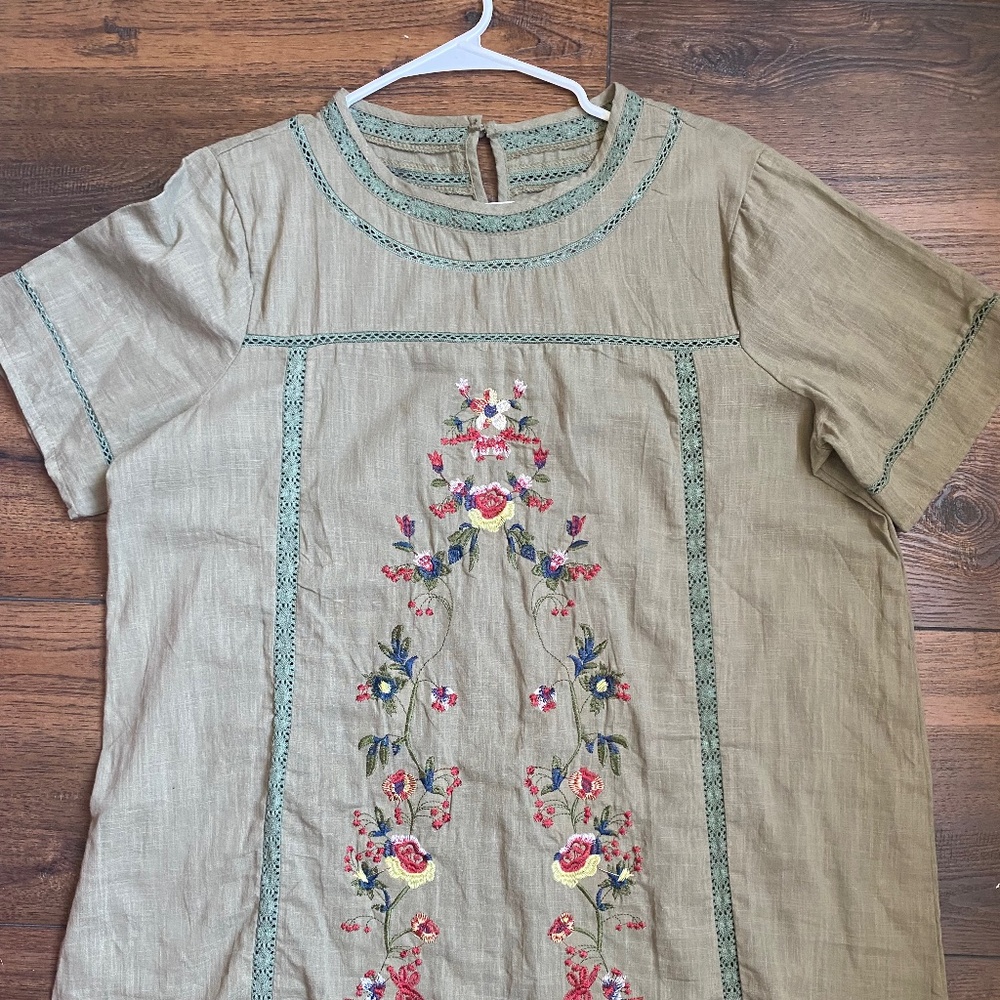 Mexican Embroidered Dress